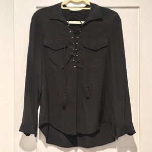 The Kooples tassel shirt